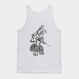 Spitting Tattoo Gun Tank Top